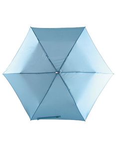 Printwear Regenschirm Superflacher Mini-Taschenschirm SC81 Blau Light Blue Ø ca. 88 cm