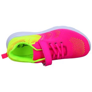 Sneakers Mädchen-Slipper-Kletter-Sneaker Pink, Farbe:rot, EU Größe:36