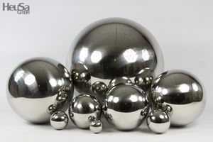 3x Edelstahlkugel Ball poliert 4cm Ø Schwimmkugel Dekoration Rosenkugel