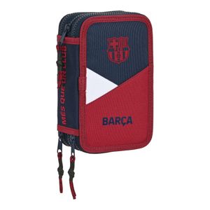 Plumier Triple F.C. Barcelona Light Blue Garnet Red (12,5 x 20,5 x 6 cm) (41 ks)