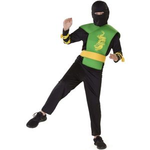 Kostüm - Ninja - für Kinder - 5-teilig - verschiedene Größen 134/140