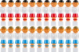 Kicker Tischfußball Kickerfiguren SET 22 Stück für 15.9 mm Stangen