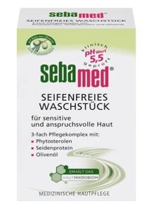 Sebamed seifenfreies Waschstück mit Olive 3 Fach Pflegekomplex 150g