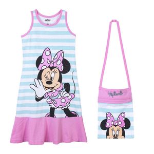 Disney Minnie Mouse Sommerkleid + Umhängetasche gestreift Gr. 110 (5 Jahre)