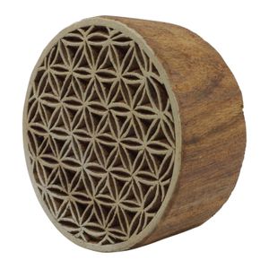 Stempel aus Holz - Mandala 01 - 6 cm - Holzstempel