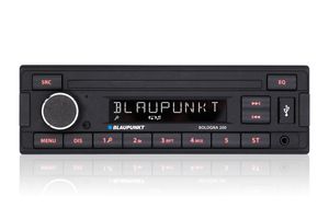 BLAUPUNKT Bologna 200 1 DIN Autoradio ohne CD Laufwerk mit USB, Zündlogik, Fix Panel und Roter Tastenbeleuchtung