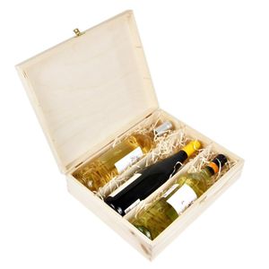 Darčeková krabička na víno drevená drevená krabička s vrchnákom - drevená rakva drevená krabička rakva na víno drevená krabička na 3 fľaše vína