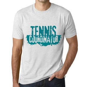 Herren Grafik T-Shirt Tennis-Koordinator – Tennis Coordinator – Öko-Verantwortlich Vintage Jahrgang Kurzarm Lustige Druck Geburtstag Geschenk Mann