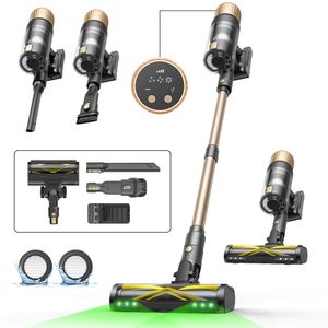Ultenic U15L Akku Staubsauger,kabelloskabellos,50KPa/65min,6-Filtersystem,8×2200 mAh abnehmbarer Akku,180°-Reinigung/Selbststehend Ultenic U15L Akku Staubsauger,kabelloskabellos,50KPa/65min,6-Filtersystem,8×2200 mAh abnehmbarer Akku,180°-Reinigung/Selbststehend