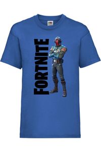 Visitor Kinder T-shirt Fortnite Battle Royal Epic Gamer Gift, 7-8 Jahr - 128 / Blau