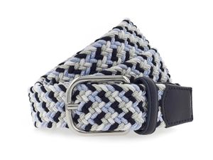 Vanzetti Gürtel Braided Women's Belt W75 Lightblue / White blau mehrfarbig