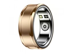 Chytrý prsten EQ Ring R3 / slitina titanu a oceli / zlatý / vnitřní průměr 19,5mm