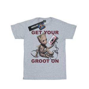Marvel - "Guardians Of The Galaxy Get Your Groot On" T-Shirt für Herren BI28376 (S) (Grau meliert)