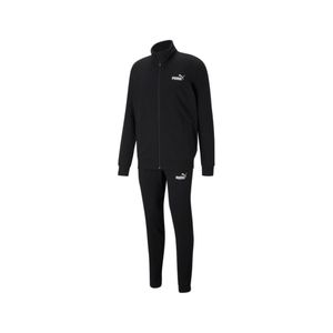 Puma Herren Clean Sweat Suit CL / Trainingsanzug Jogginganzug, Größe:XL, Farbe:Schwarz (Puma Black)