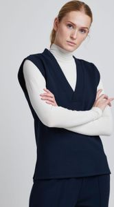 b.young BYPUSTI SLIPOVER SLIPOVER - Pullunder Damen Feinstrick Strickpullover Pullover mit V-Ausschnitt b.young BYPUSTI SLIPOVER SLIPOVER - Pullunder Damen Feinstrick Strickpullover Pullover mit V-Ausschnitt
