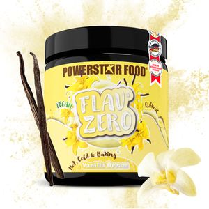 Powerstar FLAV’ ZERO 250 g | Geschmackspulver kalorienarm & vegan | Aromapulver für Speisen, Shakes & zum Backen | Vanilla Dream