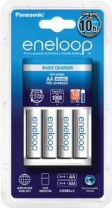 Panasonic Eneloop Basic Charger inkl. 1x4 Mignon 1900 mAh Akkus