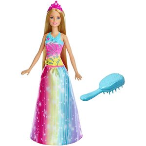 Barbie Dreamtopia Regenbogen-Königreich Magische Haarspiel-Prinzessin (blond)