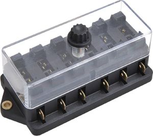 Sicherungshalter Sicherungskasten ATO ATC Flachsicherungen LKW Boot KFZ 6 fach