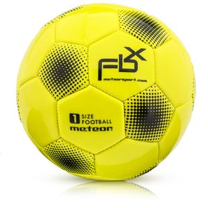 meteor FBX Kinder Fußball Ball kleine Sportball Kleinkinder Freizeitball für drinnen und draußen Ball für Mädchen und Jungen Größen: #1 neon gelb