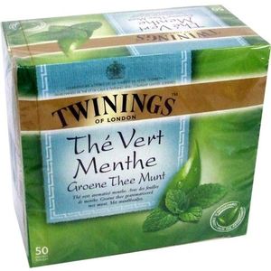 Twinings Teebeutel Thé Vert Menthe 50 Btl. (grüner Tee mit Minze)