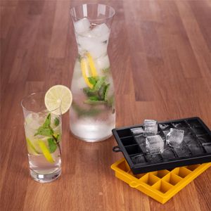 2 x Eiswürfelform aus Silikon Wiesürfelbehälter Eiswürfelbereiter 48 Eiswürfel