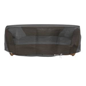 vidaXL Abdeckung für Lounge-Insel 8 Ösen Ø188x50 cm Rund