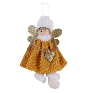 Weihnachtsengel-Anhänger, 1 gelbes Ornament
