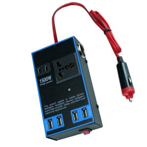 1500W Auto-Stromwandler – Wandelt 12V/24V in 110V/220V um, multifunktional für Lkw und Haushalt
