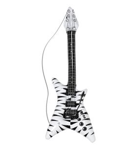 Aufblasbare Rockstargitarre zebramuster 92 cm