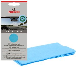 NIGRIN Anti-Beschlag-Tuch ECO blau 250 x 230 mm
