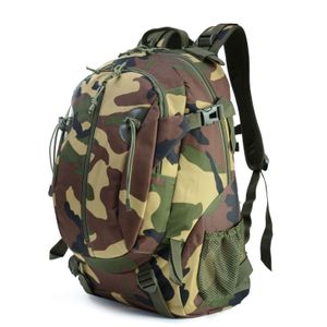 (Dschungelcamo) 30L Outdoor Camping Bag Tragbarer Angriffsrucksack Militärischer Taktischer RucksackWandern Reisen