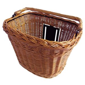 Basil 13078 Vorderrrad-Korb Basimply Wicker 29x39x29 cm natur Weide ohne Halter, natur