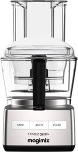 Magimix Küchenmaschine Compact 3200 XL Chrome + Würfel-Set
