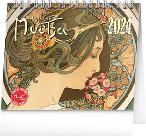 Alfons Mucha 2024 - stolový kalendár Alfons Mucha 2024 - stolový kalendár