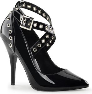 SEDUCE-443 Damen Pumps von Pleaser, Schwarz EU 40, US 10