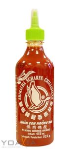 [ 455ml ] FLYING GOOSE Sriracha scharfe Chilsauce mit ZITRONENGRAS