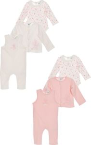 Minnie Mouse Baby-Set Body Strampler Jacke Geschenk-Set, Farbe:Weiß, Größe Kids:92