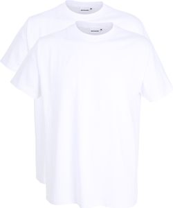 GÖTZBURG Herren T-Shirt, kurzarm, Baumwolle, Single Jersey weiß uni, 2er Pack Größe: S