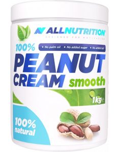ALLNUTRITION 100% Peanut Cream 1000 g Knusprig / Peanut / Erdnussbutter / Köstliche 100% natürliche Erdnussbutter ohne Zusatz von Zucker, Salz und Palmöl