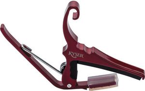 Kyser KG6RA Quick-Change Ruby Red Kapodaster pre gitaru