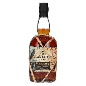 Plantation Rum BLACK CASK Barbados & Guatemala Double Aged Rum 40% Vol. 0,7l