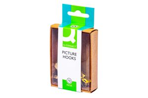 Q-CONNECT - Q-CONNECT foto haak staal doos van 20 stuks