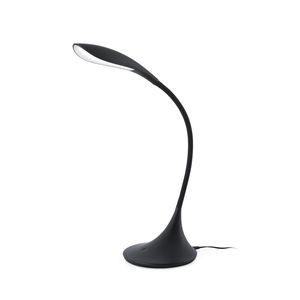 Stolná lampa OTTO LED 6W 4000K ABS+Silikón matná čierna D:17,5cm V:42cm