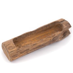 Mísa z přírodního dřeva "FIORE 40" | 40x13 cm (ŠxH), teak | Dřevěná mísa