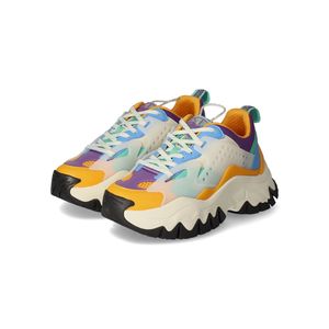 Buffalo Trail One Damenschuhe Schnürschuhe Sportive Sneaker low Mehrfarbig, Schuhgröße:38 EU