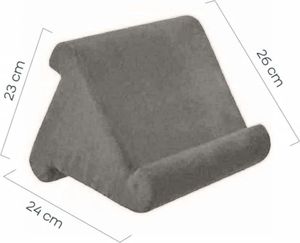 Orange Donkey Tablet Kissen Schaumstoff Grau