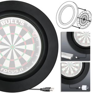 BULL'S Pro Dart Board Surround 1tlg. schwarz für Dartscheibe Dartboard