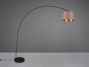 Bogenleuchte MANSUR Metall Schwarz, 210cm hoch