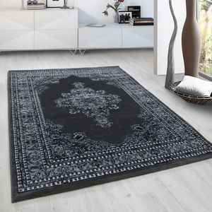 Homebyhome Kurzflor Teppich mit orientalischem Design, Weich & Robust für Wohnzimmer oder Schlafzimmer Grösse 240x340 cm